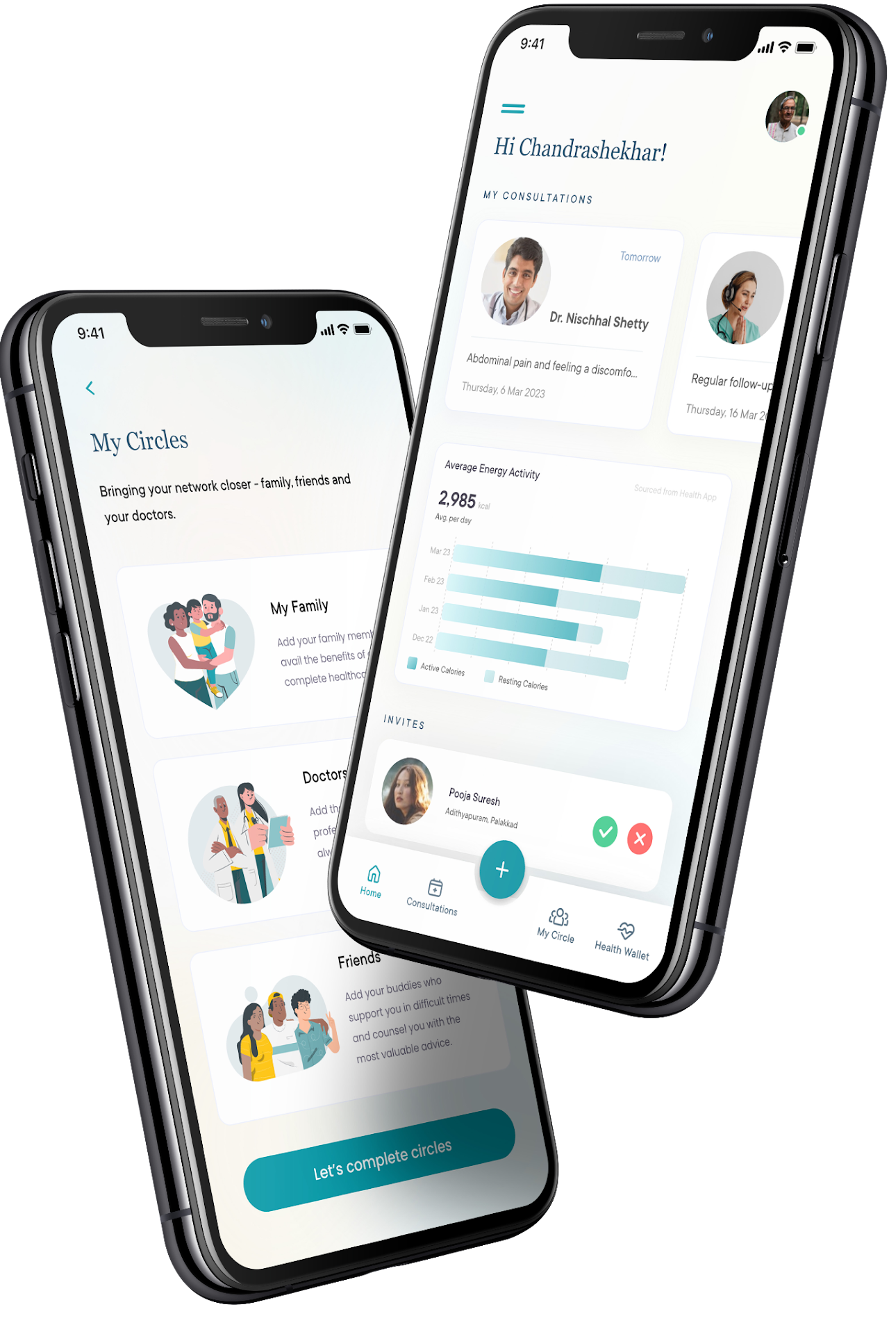 CogniCuyr app screens